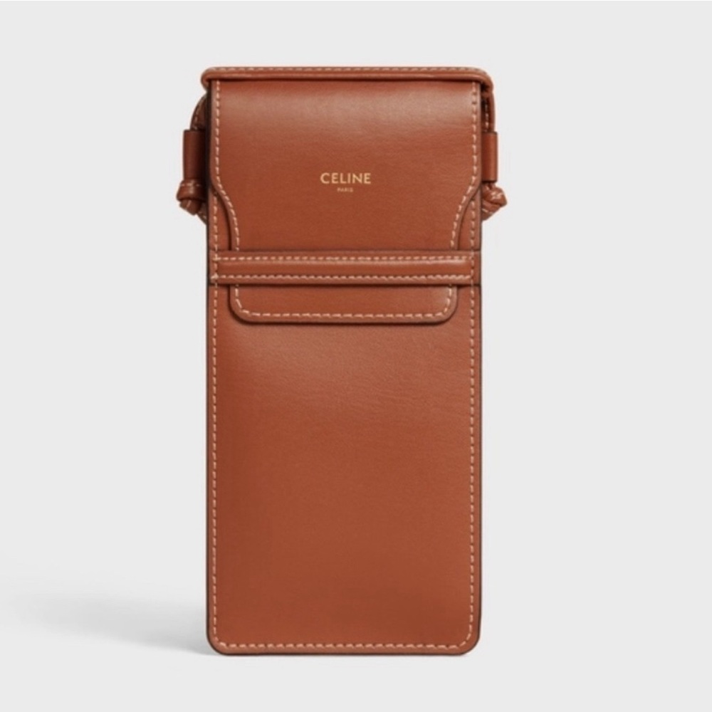 Celine Calfskin Leather Pouch